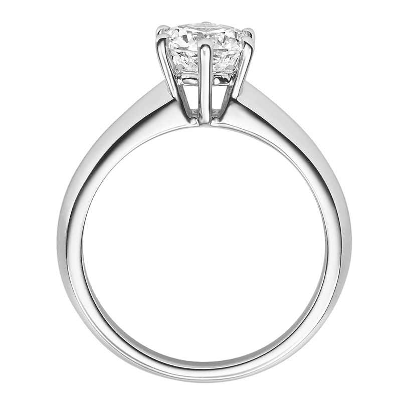 Rubin Verlobungsring 18003 Silber 925 Solitär Ring stehend