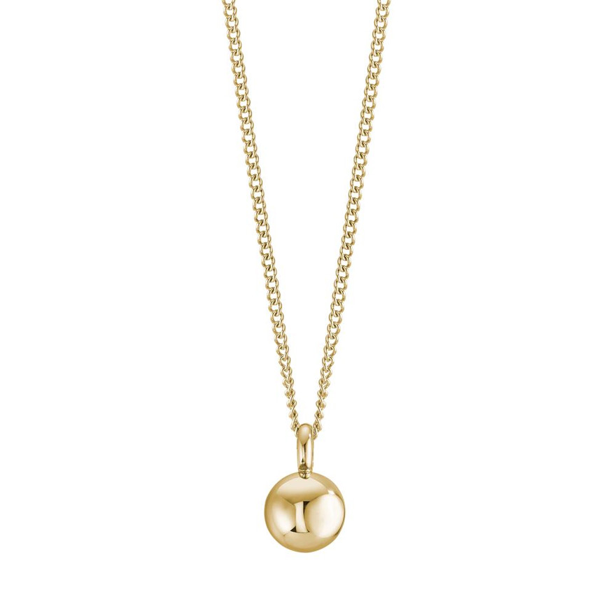 Halskette Edelstahl Gold mit Kugelanhänger TeNo Joy 596324