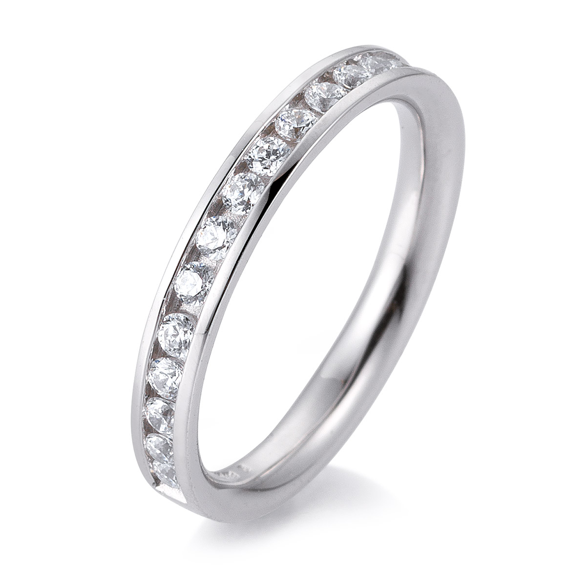 Breuning Alliance-Ring Eternity-Ring Weißgold 41/056600 - Diamantkranz
