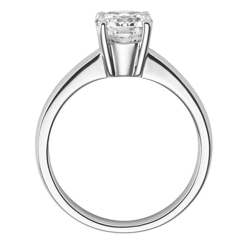 Rubin Verlobungsring 18008 Silber 925 Solitär Ring stehend