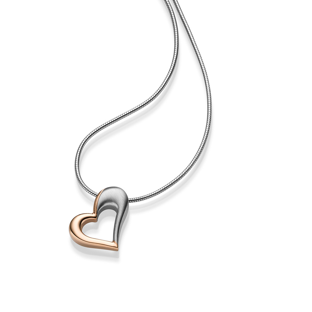 Halskette Herz aus Edelstahl Marrya KE-02